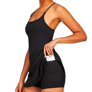 NWOT High Quality  Stretchy Tennis Dress with Built-In Shorts and pockets